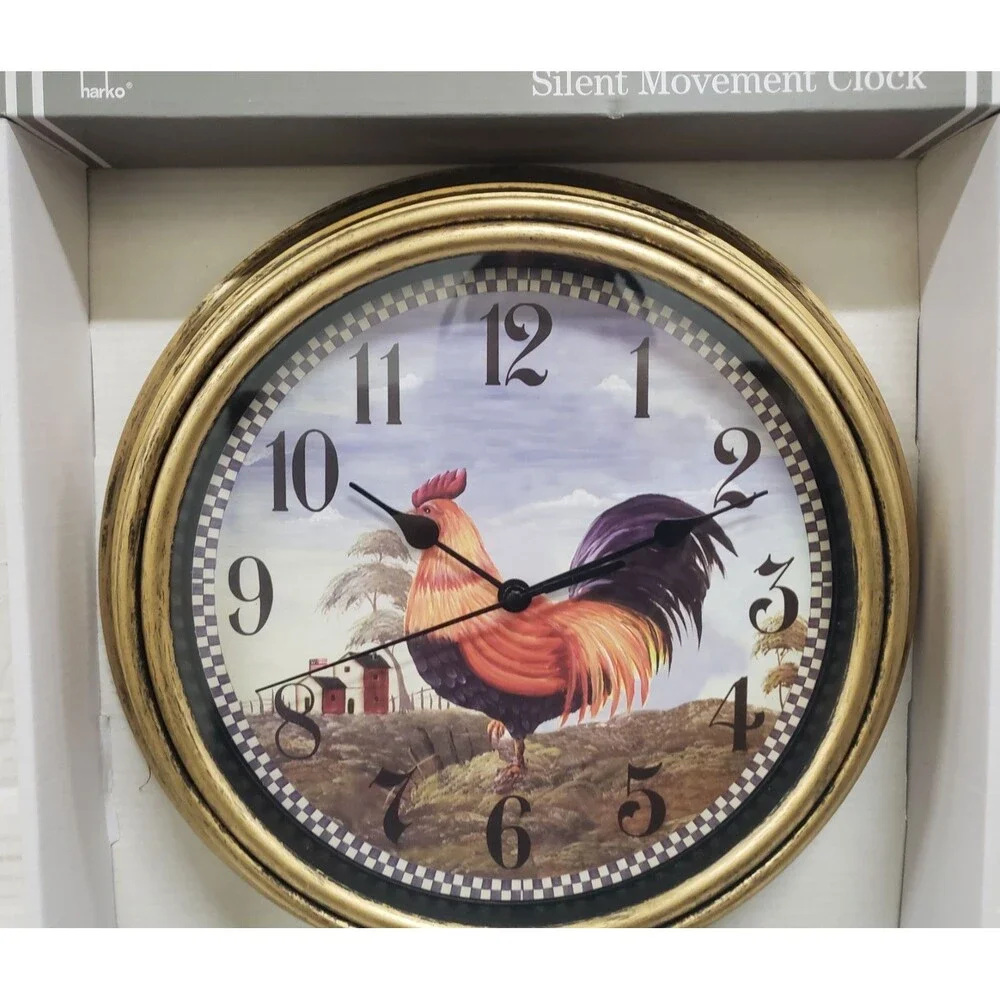 Plastic Kitchen Wall Clock, 12